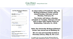 Desktop Screenshot of calpoly.mywconline.com