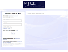 Tablet Screenshot of njit.mywconline.com