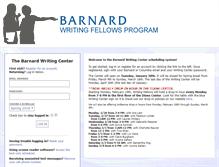 Tablet Screenshot of barnard.mywconline.com