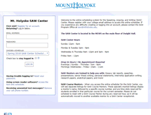 Tablet Screenshot of mtholyoke.mywconline.com