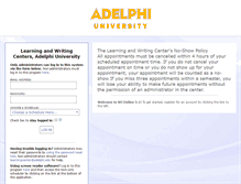 Tablet Screenshot of adelphi.mywconline.com