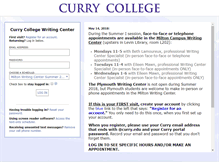 Tablet Screenshot of curry.mywconline.com